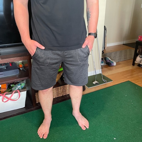 Calvin Klein Performance Drawstring Fleece Shorts - Picture 3 of 8